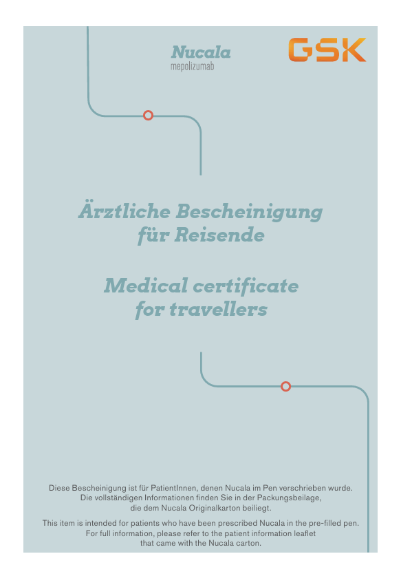 Vorschaubild Ärztliche Bescheinigung