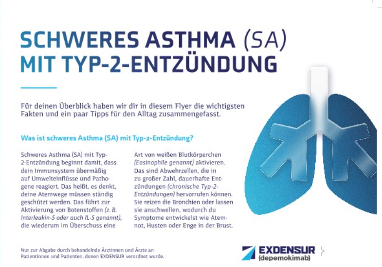 Vorschaubild Schweres Asthma mit Typ-2-Entzündungen